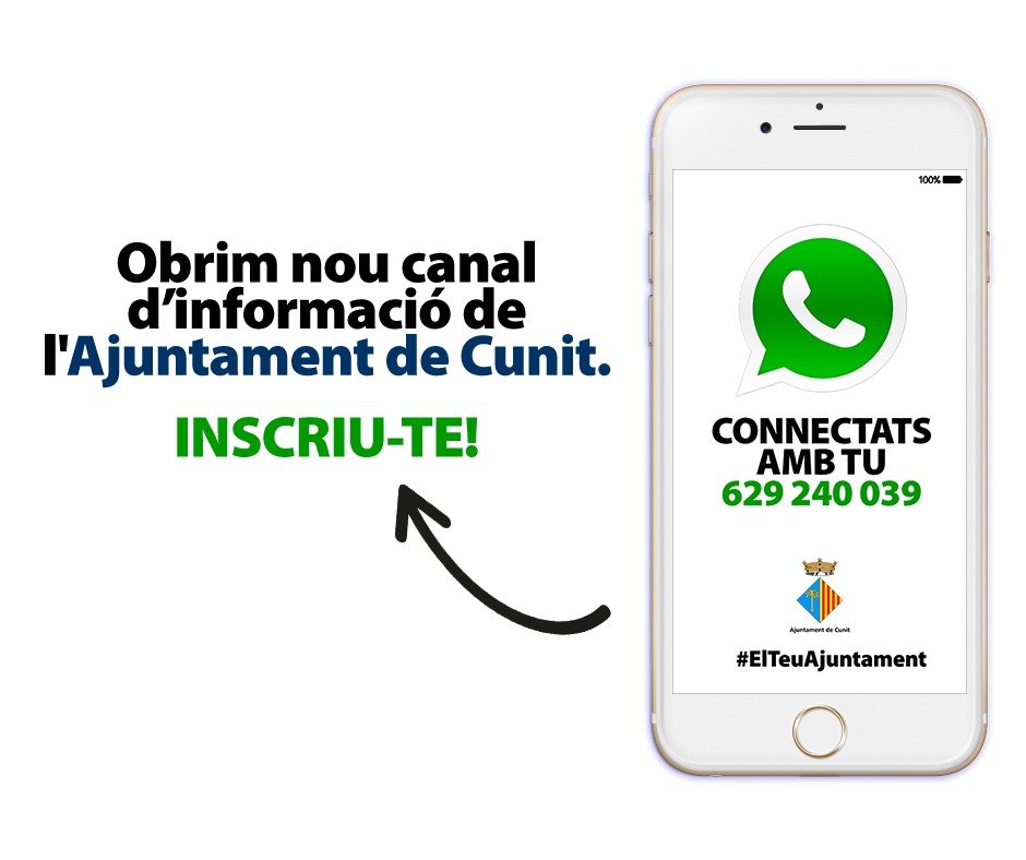 Read more about the article L’Ajuntament tira endavant un canal de Whatsapp