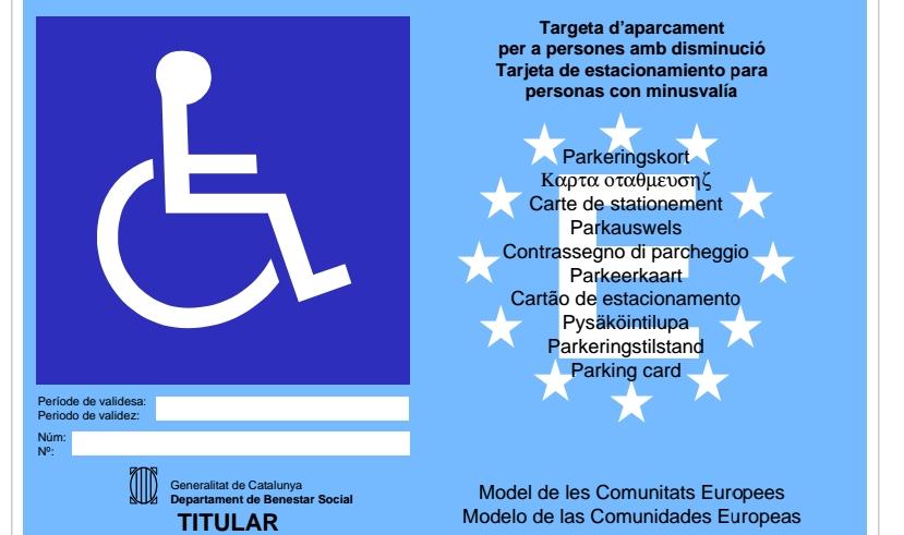 Read more about the article Es prorroga la vigència de les targetes d’aparcament per a persones amb discapacitat
