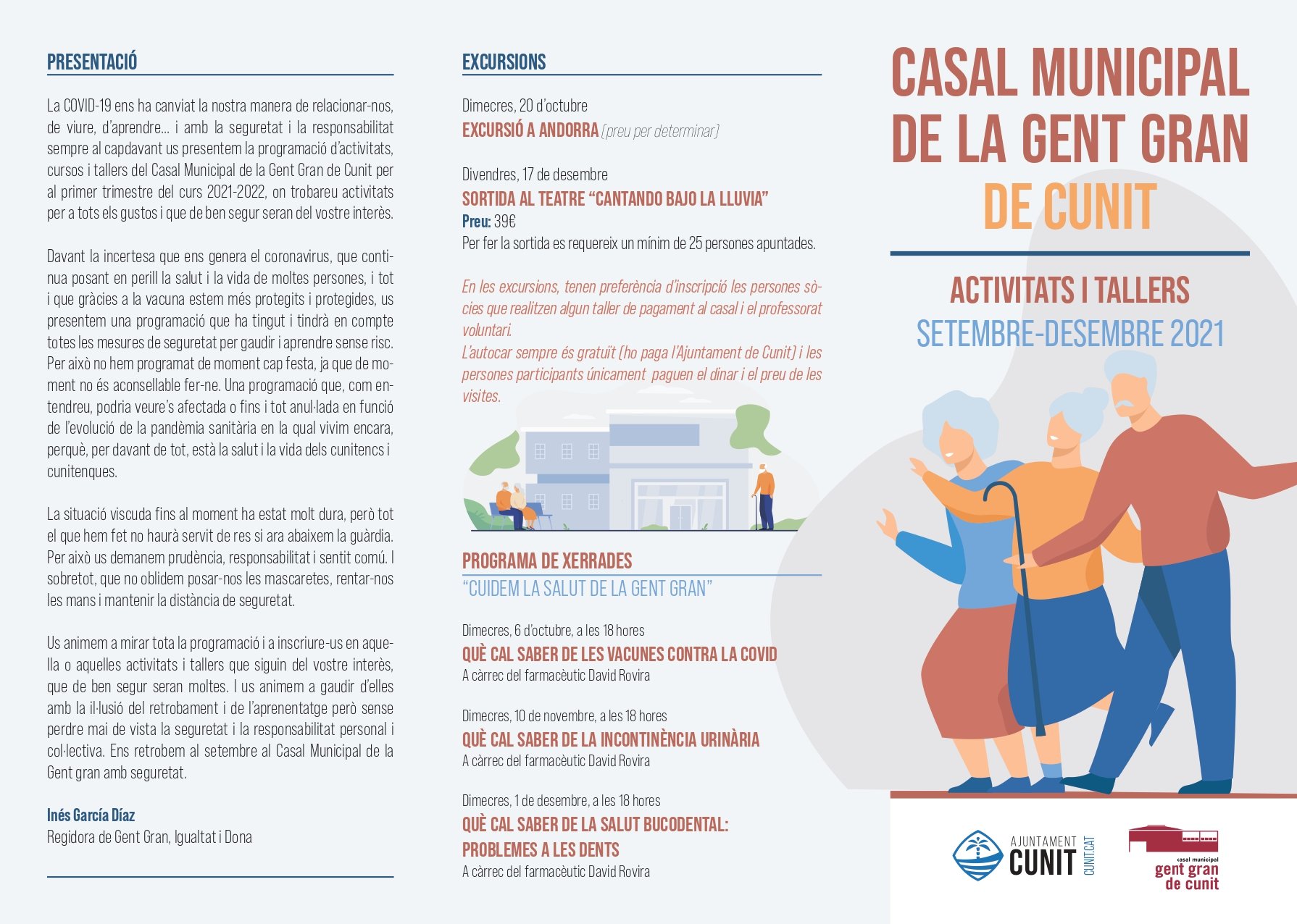 Read more about the article El Casal Municipal de la Gent Gran iniciarà el nou curs amb moltes activitats