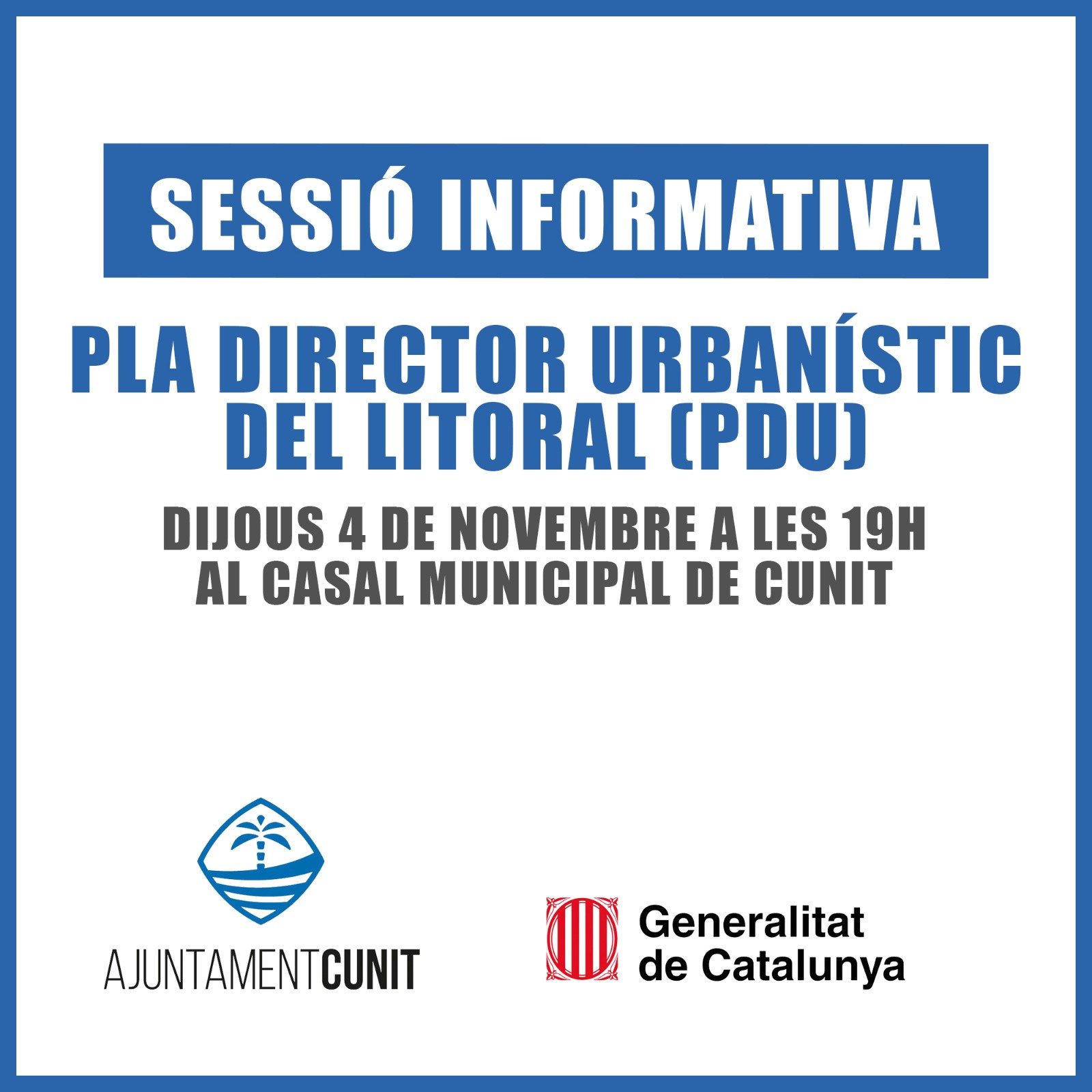 Read more about the article Sessió informativa del Pla Director Urbanístic de la Generalitat