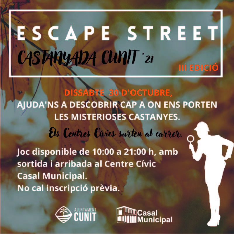 Read more about the article Nou Escape Street ambientat en la Castanyada