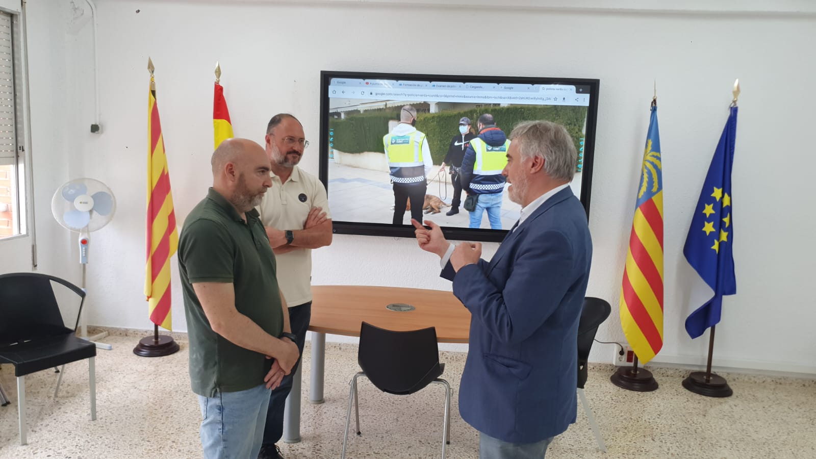 Read more about the article L’ajuntament de Sant Cugat s’interessa pel servei de Policia Verda de Cunit