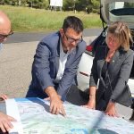 El govern de Cunit demana millores als accessos als barris de muntanya a la presidenta de la Diputació de Tarragona