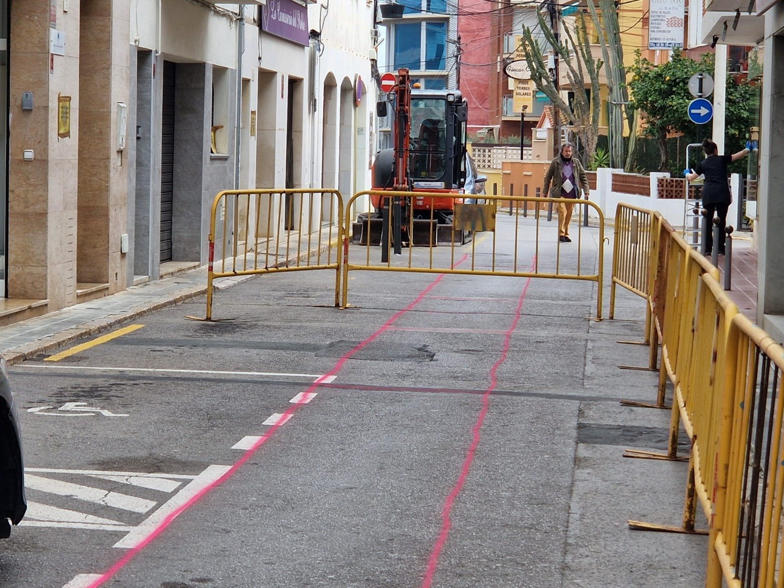Read more about the article Comencen les obres al carrer Major per donar prioritat als vianants
